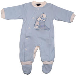  Trimex pamut hosszú ujjú elöl patentos rugdalózó (44) álmos maci