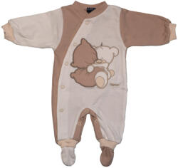  Trimex pamut, elöl patentos rugdalózó (56) mogyoró/natúr párnás maci