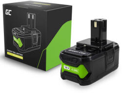 Green Cell Kéziszerszám akkumulátor / akku Ryobi ONE+ 18V 4Ah RB18L40 PTRY18V4 (36703)