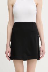 Calvin Klein Jeans szoknya fekete, mini, ceruza fazonú, LV044C424G - fekete XXL