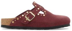Birkenstock papucs velúrból Boston Rivet piros, 1030379 - piros Női 37