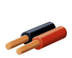 Somogyi Elektronic KLS 1 hangszóróvezeték, piros-fekete, 2 x 1 mm2, 0, 15 mm elemi szál, 100 m/ tekercs (KLS 1)