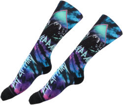 Perri´s Socks șosete DEF LEPPARD - HYSTERIA TIE DYE - BLACK - PERRI´S SOCKS - DLC302-001