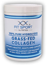 FitSport Nutrition 100% tisztaságú, hidrolizált fűvel táplált kollagén 400g - hidrolizált kollagén