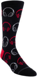 Perri´s Socks șosete PERRI´S SOCKS - HEADPHONES CREW - BLACK - PSB308-001