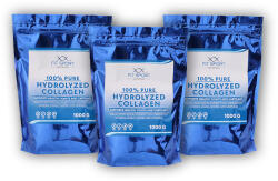 FitSport Nutrition 3x 100% tiszta hidrolizált kollagén 1000g + hidrolizált kollagén