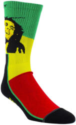 Perri´s Socks șosete BOB MARLEY - RASTA CASUAL CREW - BLACK - PERRI´S SOCKS - BOC306-001