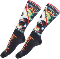 Perri´s Socks șosete Def Leppard - Hysteria Tie Dye - Negru - Perri´s Socks - Dlc301-001