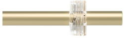 Umbra Galerie de perdea auriu mat extensibilă din oțel 107 - 305 cm Flute - Umbra Suport draperie