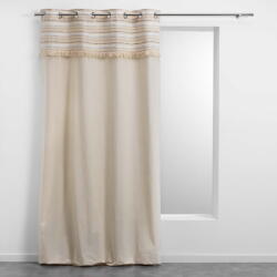 douceur d'intérieur Draperie în culoare naturală din bumbac 140x240 cm Atlas - douceur d'intérieur