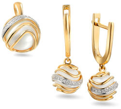 Heratis Forever Fantáziadús gyöngy készlet gyémántokkal, 14K IZBR560S