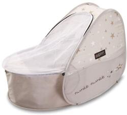  Összehajtható napsátor beépített szúnyoghálóval és napellenzővel utazáshoz, hordozótáskával - Bézs