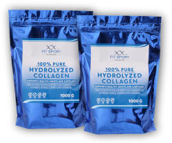 FitSport Nutrition 2x 100% Colagen Hidrolizat Pur 1000g + Colagen Hidrolizat