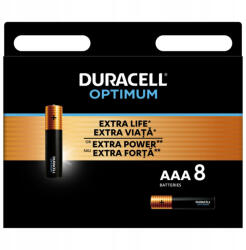 Duracell OPTIMUM AAA LR3 alkáli elemek 8 db (DURBAT2010)