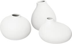 Blomus Set 3 vaze mini Blomus Nona, alb