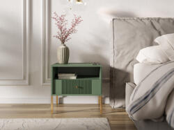  Éjjeliszekrény smoke green színben arany fogantyúkkal - ISEO IS06 (wipPUISSN01CZCZZZ5010)