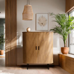  Magaskomód Tölgy Színben. TRISH 100 cm (wipMMR0804)