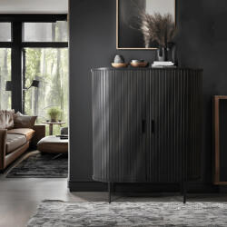  Komód 100 cm fekete színben - TRISH (wipMMR0803)