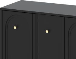 Komód Fekete/Arany Színben. MAZOMA KOMODA 4D (wipPUMAKO40CCCCCZ5020)