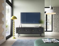  Tv Állvány Fekete/Arany Színben. MAZOMA RTV 4D (wipPUMATV40CCCCCZ5010)