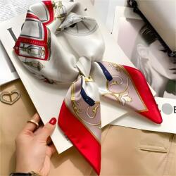 HARAHU VC-38936 Kendő - Piros / Fehér KP38936