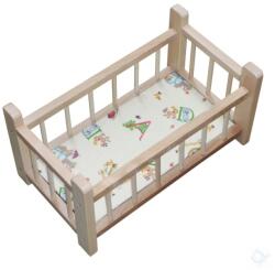 Fakopáncs Játék babaágy natúr színben - kicsi