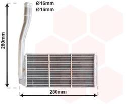 VAN WEZEL Výmenník tepla vnútorného kúrenia VAN WEZEL 02006177 (02006177)