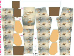 Takoy Panel szabásmintával 152 softshell nadrágra mese a gomba alatt