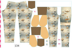 Takoy Panel szabásmintával 134 softshell nadrágra mese a gomba alatt
