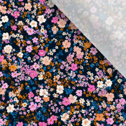 Takoy Jersey Takoy mini fekete virágok Trei