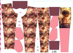 Takoy Panel szabásmintával 146 softshell nadrágra ragyogó tündér