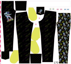 Takoy Panel szabásmintával 170 softshell nadrág űrhajós