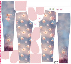 Takoy Panel szabásmintával 170 softshell nadrágra sétáló tündér