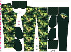 Takoy Panel szabásmintával 146 softshell nadrágra esőtündér