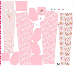 Takoy Panel szabásmintával 170 softshell nadrágra rózsaszín táncos lányok