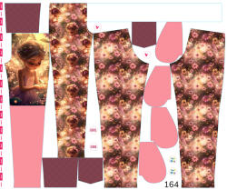 Takoy Panel szabásmintával 164 softshell nadrágra ragyogó tündér