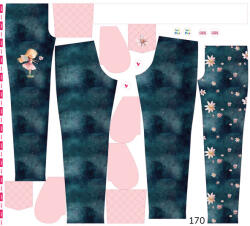 Takoy Panel szabásmintával 170 softshell nadrágra rózsaszín tündér