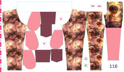 Takoy Panel szabásmintával 116 softshell nadrágra ragyogó tündér