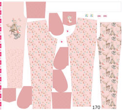 Takoy Panel szabásmintával 170 softshell nadrágra indiana girl pink