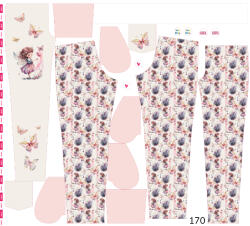 Takoy Panel szabásmintával 170 softshell nadrágra erdei tündér