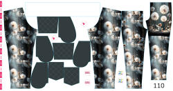 Takoy Panel szabásmintával 110 softshell nadrágra pitypang tündér