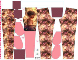 Takoy Panel szabásmintával 152 softshell nadrágra ragyogó tündér