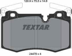 TEXTAR Fékbetét készlet TEXTAR 2447801 for MINI, BMW (2447801)
