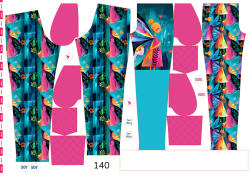 Takoy Panel szabásmintával 140 softshell nadrágra nyári szárnyak varázsa