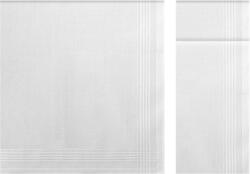 GUASCH HARMONIA női pamut zsebkendők, 6 db Fehér / White 35 x 35 cm-es Ajándékdobozban 6 db