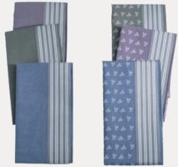 GUASCH LEONIDAS férfi pamut zsebkendők, 6 db Mix 43 x 43 cm-es Ajándékdobozban 6 db