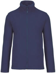 Kariban Uniszex FALCO cipzáras mikropolár pulóver, Kariban KA911, Deep Blue-S (ka911deeb-s)