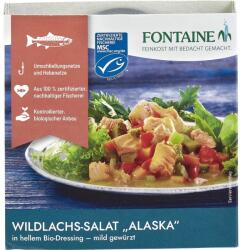 Fontaine Salata de somon salbatic Alaska in dressing bio usor condimentat, 200 g