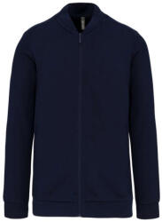 Kariban Uniszex vastag cpzáros pulóver, Kariban KA4002, Navy-3XL (ka4002nv-3xl)