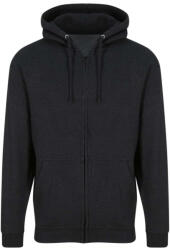 Just Hoods cipzáros kapucnis férfi pulóver AWJH050, Black Smoke-2XL (awjh050blsm-2xl)